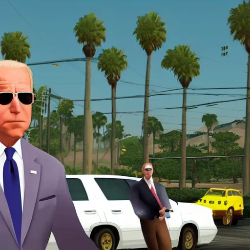 Image similar to Joe Biden in Grand Theft Auto San Andreas