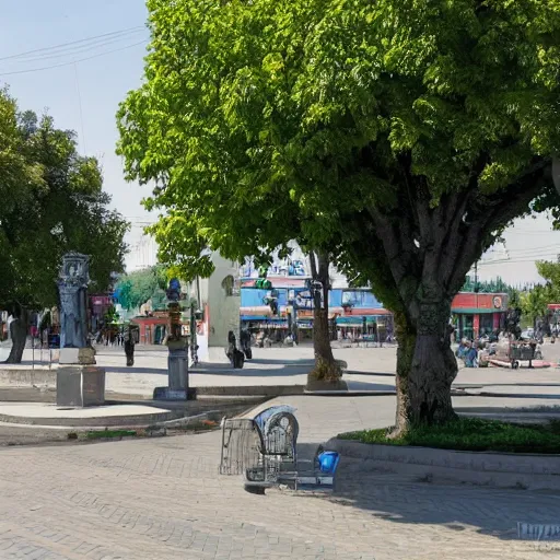 Prompt: city center of Kremenchuk, Ukraine