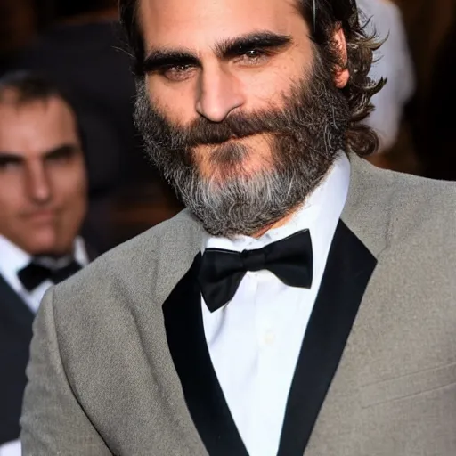 Image similar to joaquin phoenix face full of quinoa