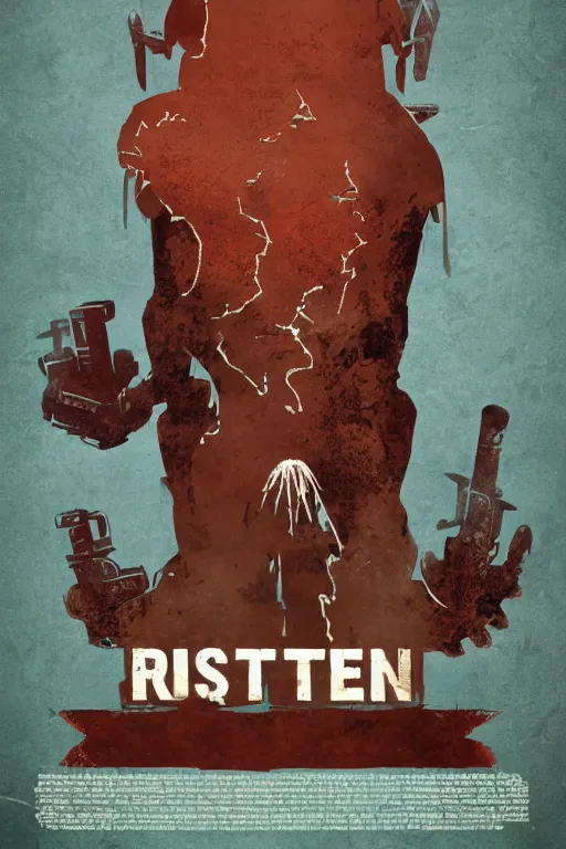 Image similar to Rust game poster