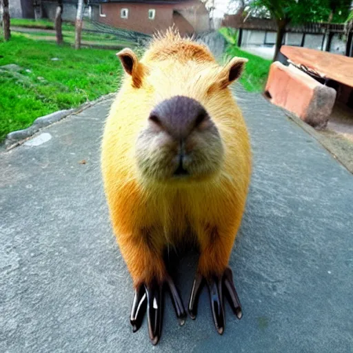 Image similar to capybara lolipop