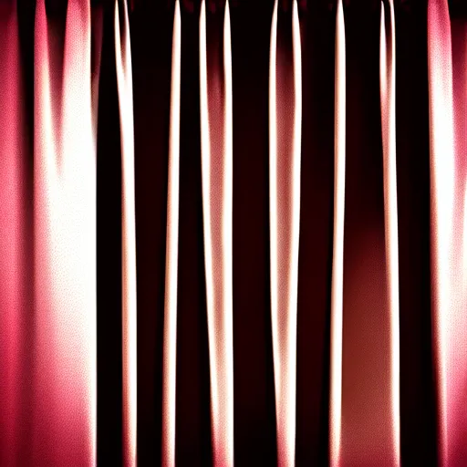 Image similar to someone is watching you from behind the curtain