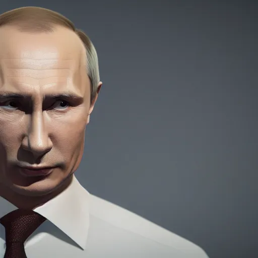 Image similar to portrait of vladimir putin, 8 k uhd, unreal engine, octane render in the artstyle of finnian macmanus, john park and greg rutkowski