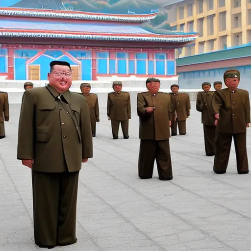 Prompt: Peter Griffin in north korea