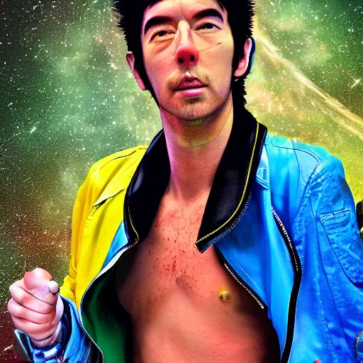 Image similar to SPACE DANDY A DANDY GUY IN SPACCCE, Realistic, HDR, Clear Image, face portrait, OMG SO REALISTIC,