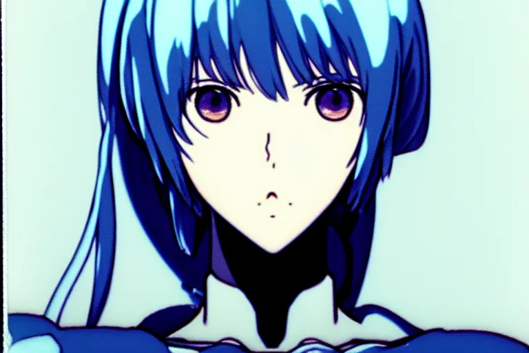 Prompt: a film still polaroid portrait of rei ayanami, closeup of face, finely detailed features, perfect art, gapmoe yandere grimdark, trending on pixiv fanbox, painted by makoto shinkai takashi takeuchi studio ghibli, akihiko yoshida,