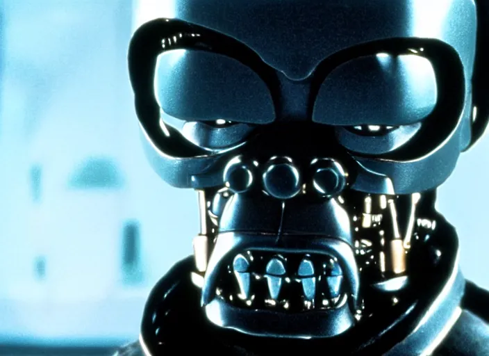 Image similar to t - 6 0 0 as a muppet, the terminator, film still, high quality, hd, 4 k