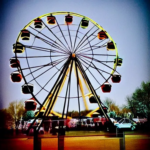 Image similar to !!!! cat!!!!, ( ferris wheel ), feline, award winning photo