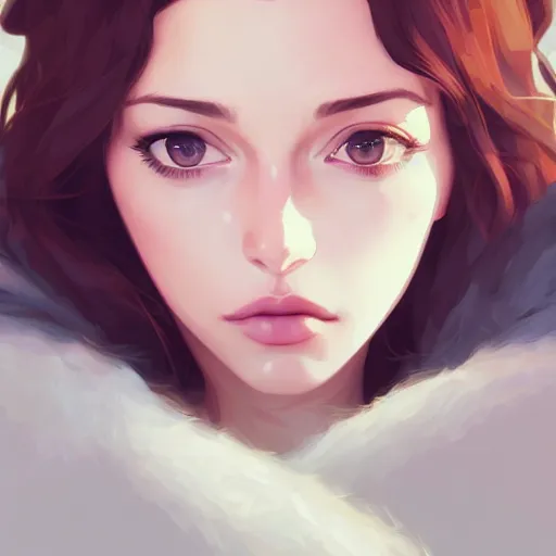 Image similar to a beautiful gina gershon christina hendricks kat dennings alluring instagram model by guweiz and wlop and ilya kuvshinov and artgerm and makoto shinkai and studio ghibli, symmetrical eyes, aesthetic, gorgeous, stunning, alluring, attractive, artstation, deviantart, pinterest, digital art