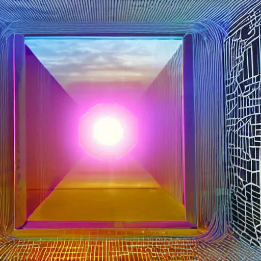 Image similar to hypercube realistic cineamtic 3 5 mm 8 k