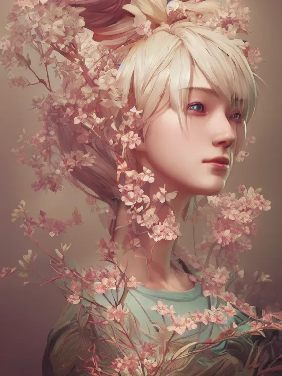 Prompt: sakura, au naturel, hyper detailed, digital art, trending in artstation, cinematic lighting, studio quality, smooth render, unreal engine 5 rendered, octane rendered, art style by klimt and nixeu and ian sprigger and wlop and krenz cushart