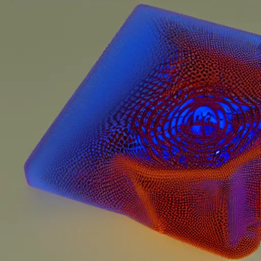 Image similar to reaction diffusion houdini 3 d printed