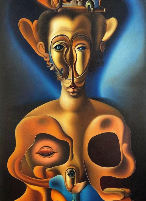 Prompt: an extremely high quality hd surrealism painting by a much more skilled version of kandinskypicasso and salvia dali the fourth, 8k, clear shapes, defined edges, ultra realistic, super realistic,