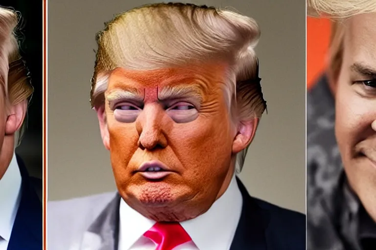 Prompt: Donald Trump cast as the lead in Orange is the new black