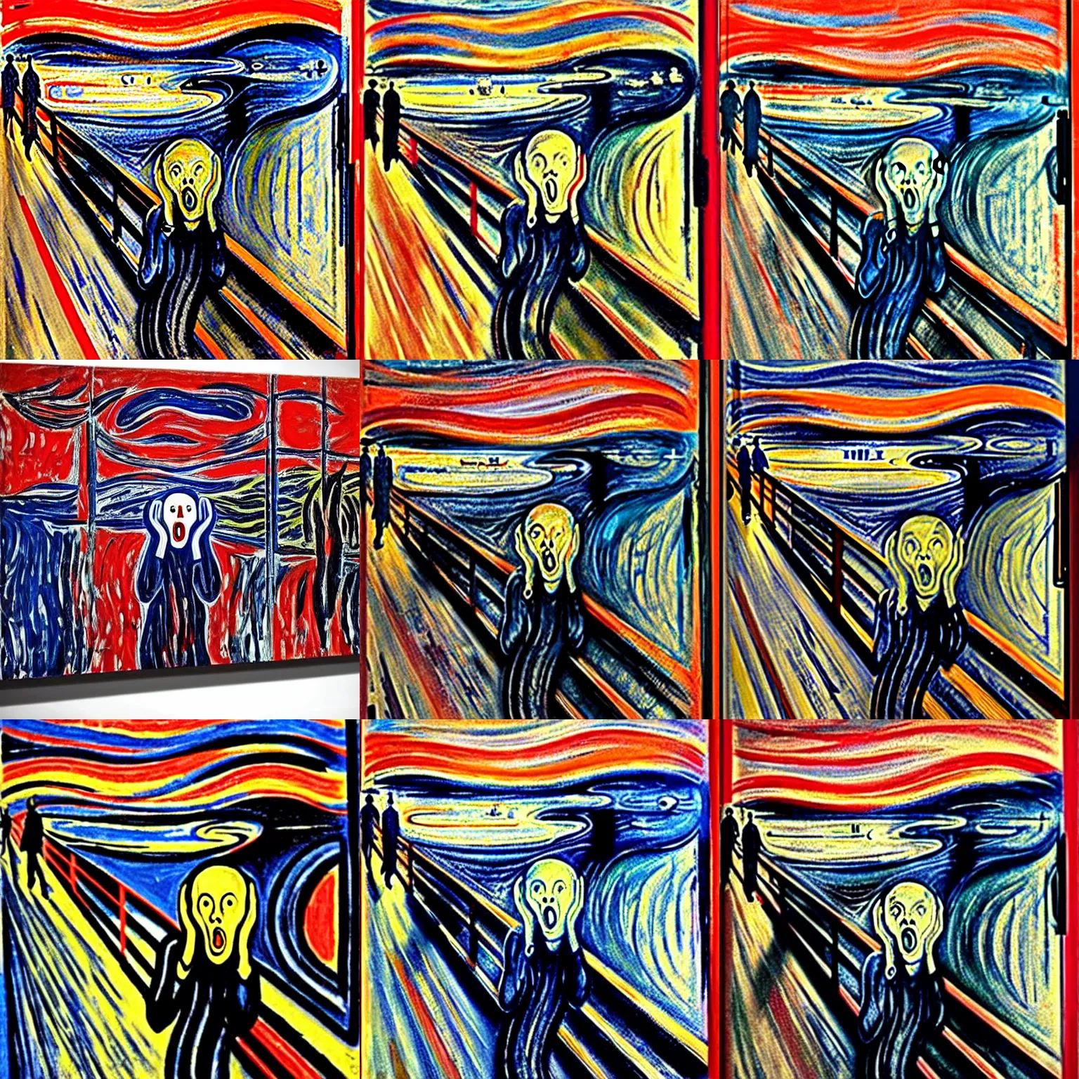 Prompt: The Scream by Jean-Paul Riopelle