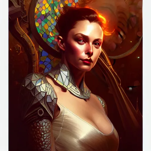 Image similar to Elon musk upper body, D&D, fantasy, intricate, elegant, highly detailed, digital painting, artstation, concept art, smooth, sharp focus, illustration, art by artgerm and greg rutkowski and alphonse mucha