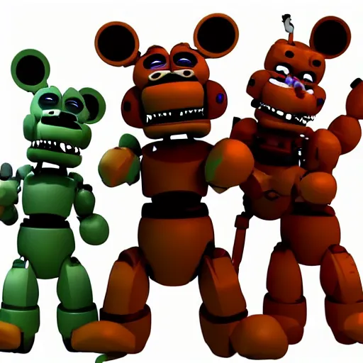 Image similar to fnaf animatronic dancing