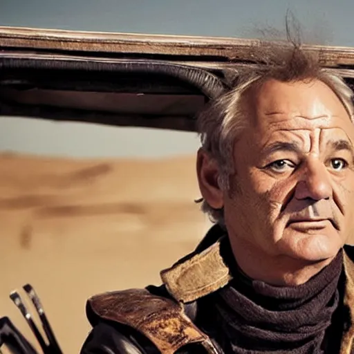 Image similar to bill murray as mad max