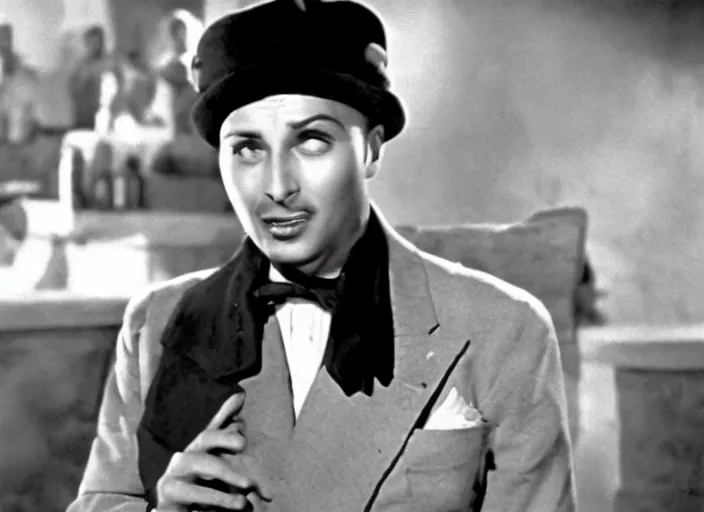 Prompt: a film still of teemo in casablanca ( 1 9 4 2 )