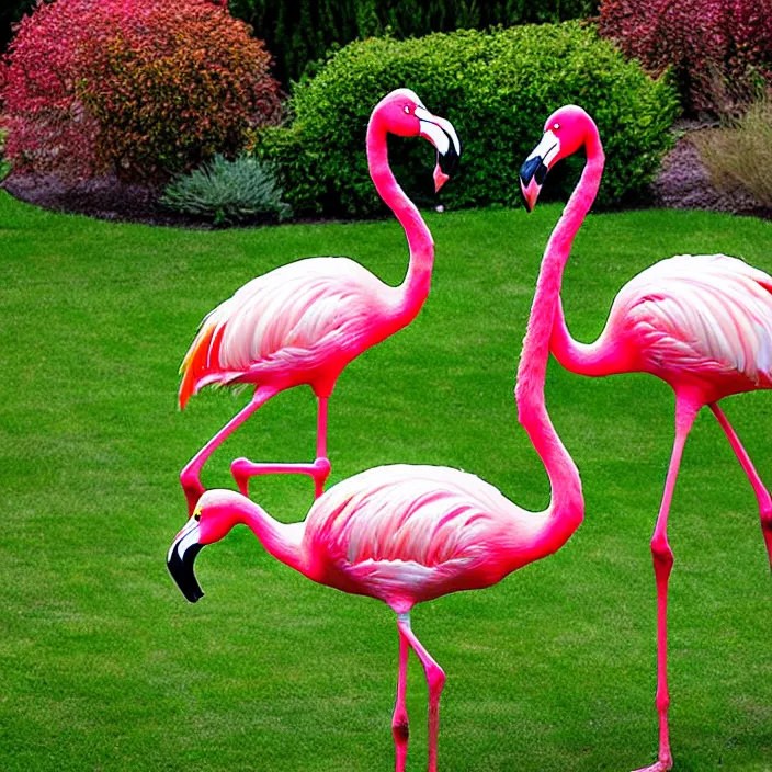 Image similar to flamingo lawn monsters at vanvcouver,british columbia,canada