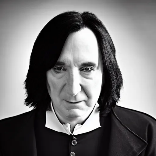 Image similar to severus snape coming out as gay, candid portrait photography