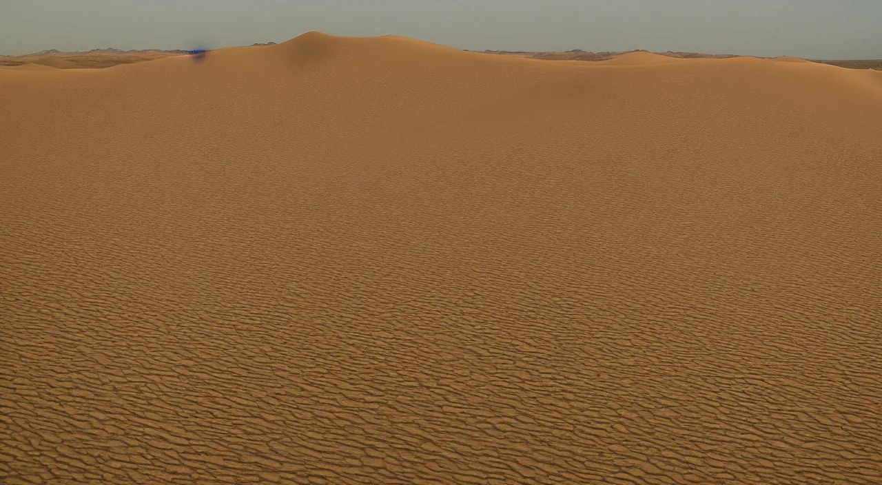 Prompt: desert dunes, by charles o'rear,