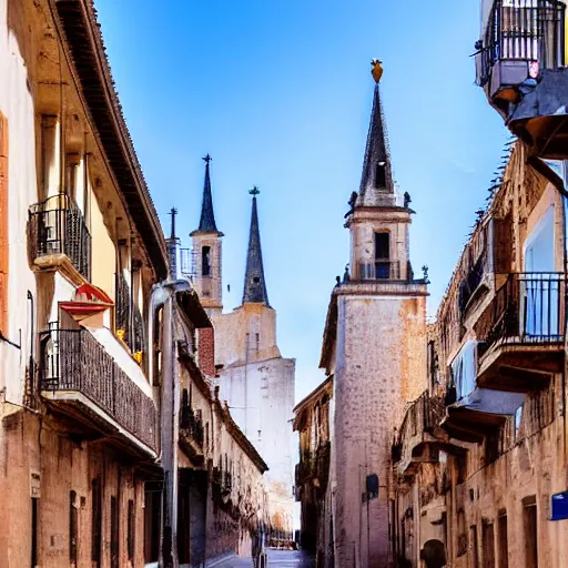 Image similar to city of zamora in spain, futuristic, high quality photo