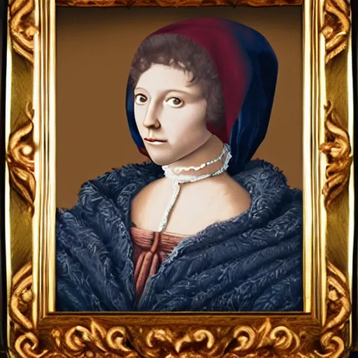 Image similar to create a portrait of a loved one, in the renaissance style.