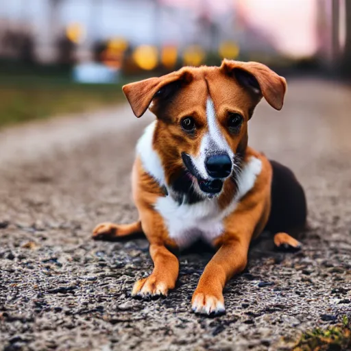 Image similar to a hybrid of a dog and an apple, 8 k, 4 k, professional photography, award winning photo