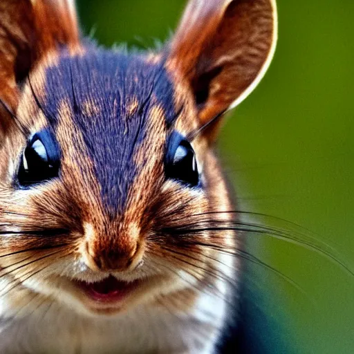 Prompt: hyper realistic photograph of a chipmunk in a business suit, close up shot, 8k,