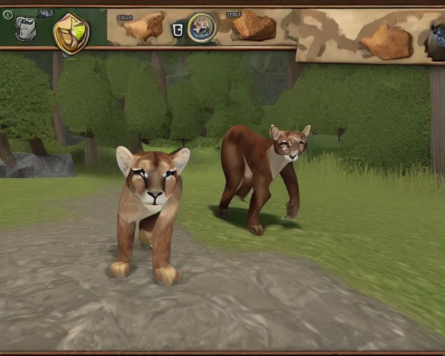 Image similar to mountain lion in runescape 2 full screen