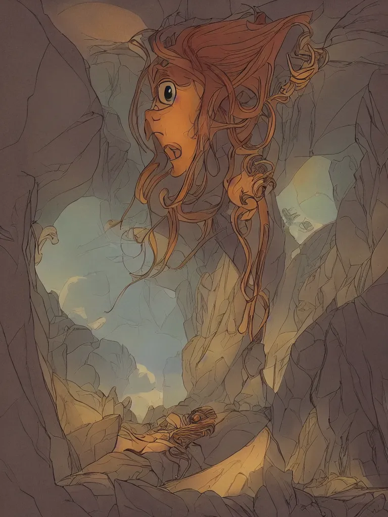 Image similar to guilt by disney concept artists, blunt borders, golden ratio