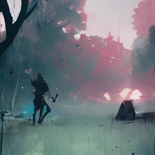 Image similar to art by ismail inceoglu