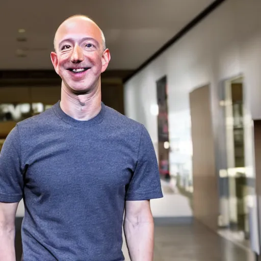 Image similar to The love child of Jeff Bezos and Mark Zuckerberg