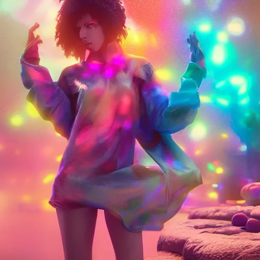 Image similar to photorealistic dramatic psychedelic liquids people render, colorful, atmosphere cinematic, by wlop, by ilyu kuvshinov, super detailed, unreal engine 5, octane render, vfx, houdini, 8 k, super realistic