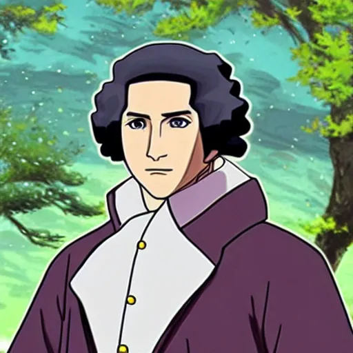 Image similar to george washington, naruto shippuden style