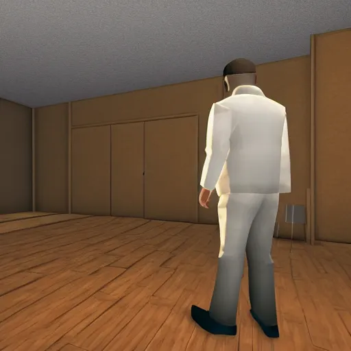 Image similar to the stanley parable screenshot