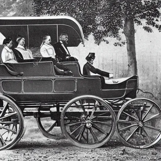 Image similar to a british automobile in the 1 8 7 0 s