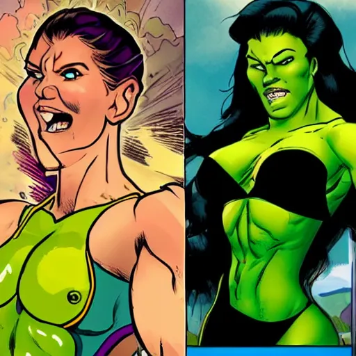 She Hulk(marvel Comics) - v1, Stable Diffusion LoRA