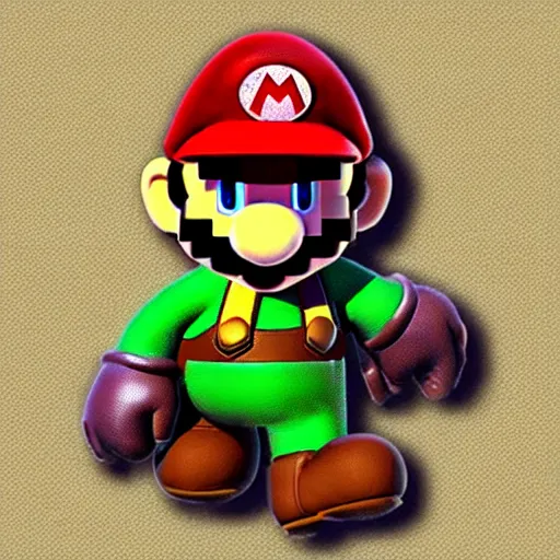 Image similar to super mario in wwii warfare