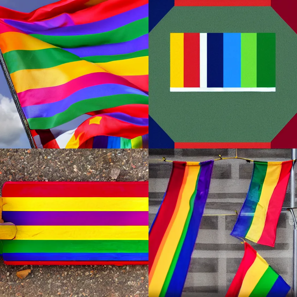 Prompt: LGBT flag