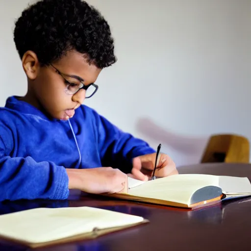 Image similar to boy doing homework