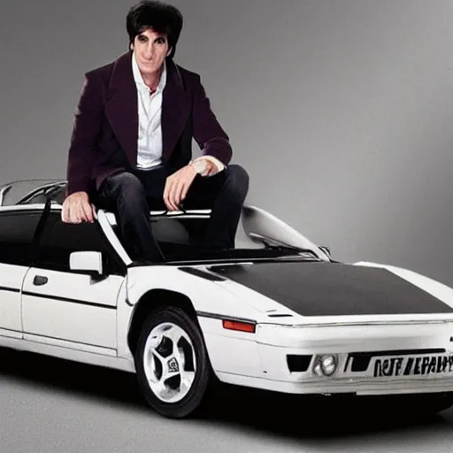 Prompt: david copperfield as a car