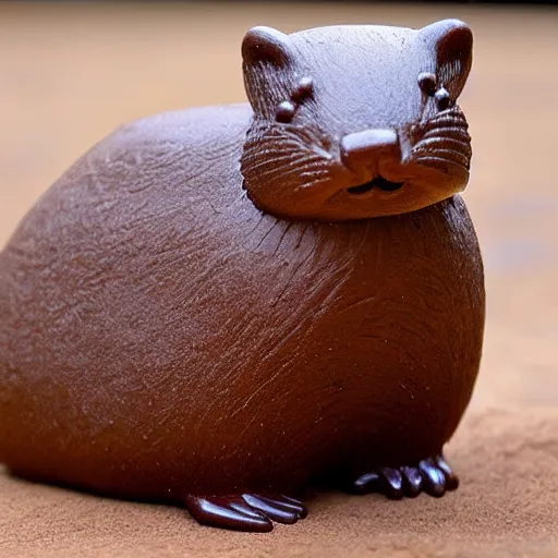 Prompt: cute clay beaver