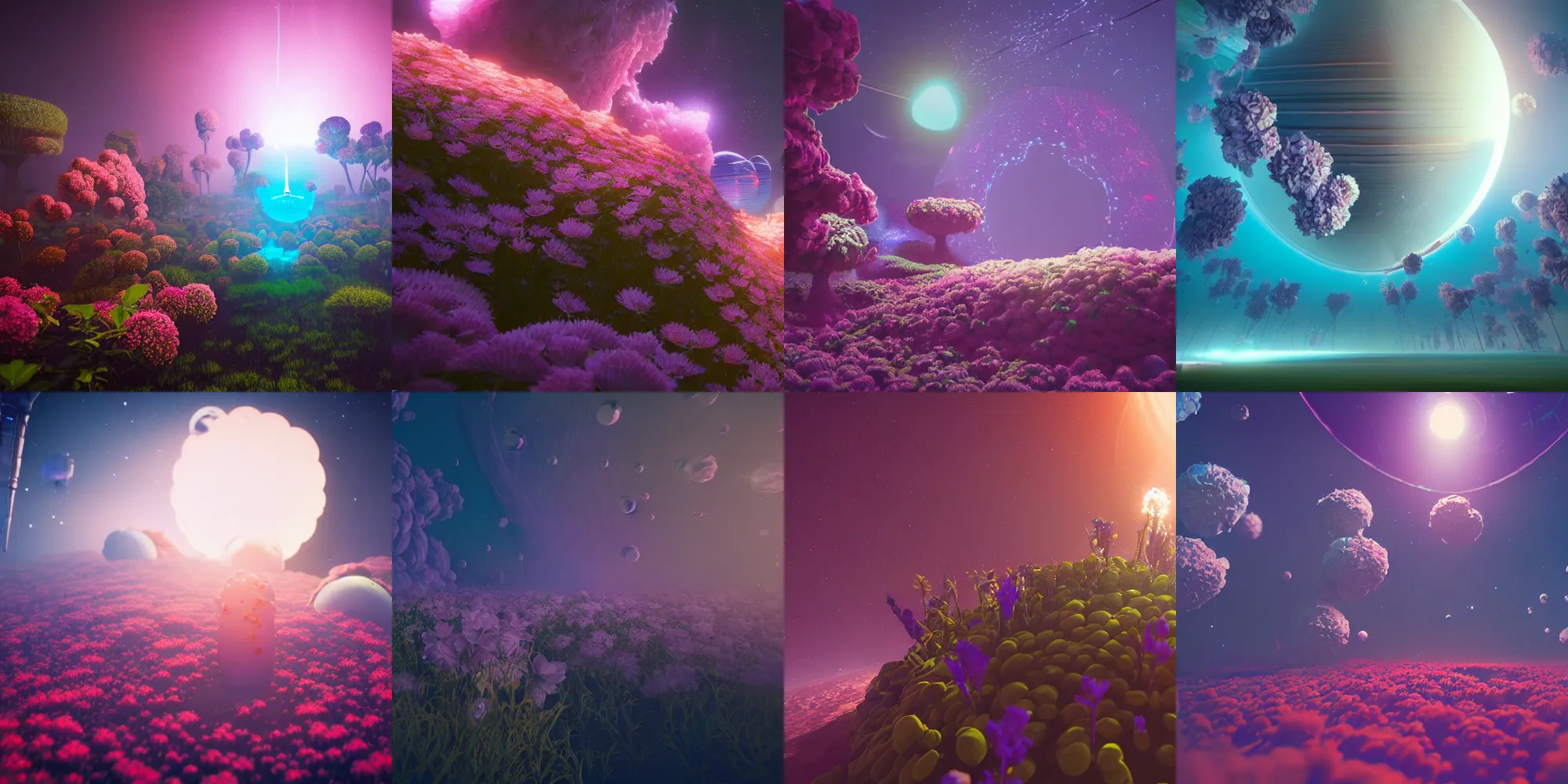 Prompt: earth screaming in space beautiful flowers growing, in the style of beeple and mike winkelmann, intricate, epic lighting, cinematic composition, hyper realistic, 8 k resolution, unreal engine 5,