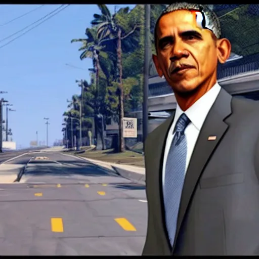 Image similar to obama in gta v