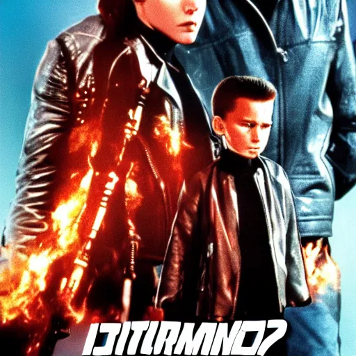 Image similar to terminator 2 movie poster