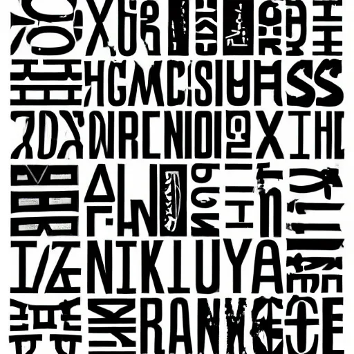 Image similar to the alphabet!! typography, high contrast, layers, helvetica