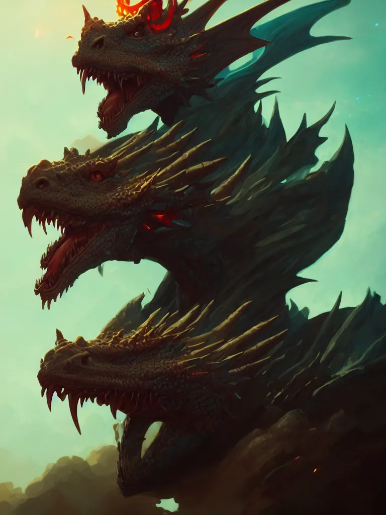Prompt: close-up portrait dragon, trending on artstation, peter mohrbacher cinematic, hyper realism, high detail, octane render, black studio background, 8k