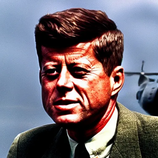 Image similar to jfk in the movie rambo